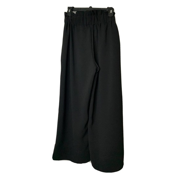 Sold Madewell Women's Paperbag Waist Pants, Size Medium black crop - Picture 3 of 6